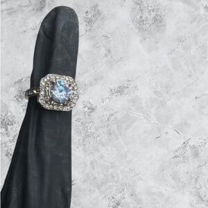 Cubic zirconia Silver ring